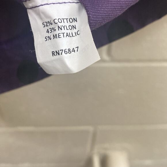 Apropos purple polkadot women’s size medium jacket - Picture 4 of 6